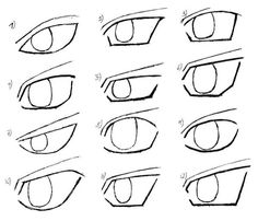 how to draw an anime eye step by step drawing for kids, easy drawings, pencil drawings, cartoon eyes, person, character sheet, art, animation, sketches, the incredible, cool stuff