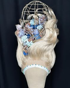 Marie Antoinette Hair, Styled Wigs, Hair Expo, High Fashion Hair, 18th Century Women, Rococo Fashion, Wig Styling, Drag Makeup