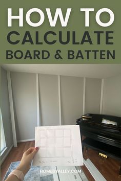 diy board and batten wall calculator Bedroom Decoration Ideas, Batten Wall, Board And Batten Wall, Diy House Renovations, Creative Bedroom, Diy Home Repair, Board And Batten, Home Upgrades, Updating House