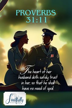 In ancient times, the primary way a man would earn extra income would be to go to war and win the spoils of war. Proverbs 31:11 alludes to that here. It is saying that her husband trusts in her so that he will not need to bring home extra income...either because she is wise with her resources or she helps supplement that income. And that is the kind of woman we see in the rest of Proverbs 31.  #proverbs31 #womenintheword Woman Of Valor, Bible Reflection, A Virtuous Woman, Proverbs 31 10, Proverbs 10, Lion Photography, Powerful Scriptures, Biblical Womanhood