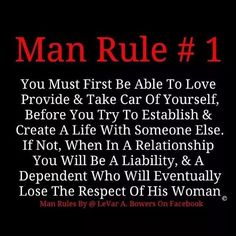 the man rules for dating on facebook