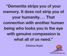 This message is so critical for us care-partners and caregivers to remember and to share! Alzheimer's Awareness, I Thought Of You Today, Worth Quotes