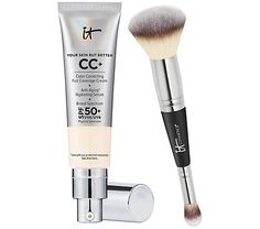 It Cosmetics Cc Cream, Perfect Complexion, Full Coverage Foundation, It Cosmetics, Cc Cream, Foundation Brush, Multi Tasking, Clean Skin, Spf 50