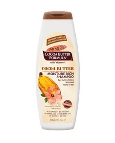 Palmer's Cocoa Butter Formula Moisture Rich Shampoo combines gentle cleansing with 100% pure Cocoa Butter and Vitamin E to moisturize and nourish hair without stripping it. The addition of Peppermint Oil soothes dry, itchy scalp and leaves a fresh clean feeling and a mild tingle. Natrually high in Vitamin E and polyunsaturated fats, Mongongo Oil is an excellent emollient for healthy hair and fortified scalp. Cocoa Butter Shampoo, Palmers Products, Palmer's Cocoa Butter, Pure Cocoa Butter, Color Safe Shampoo, Palmers Cocoa Butter, Cocoa Butter Formula, Peppermint Oil, Moisturizing Shampoo