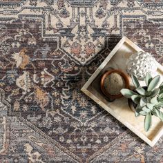 Dark Brown Couch, Dark Grey Living Room, Dark Grey Couches, Kitchen Dark, Dark Grey Rug, Vintage Medallion, Area Rug For Living Room, 5x7 Area Rug, Rugs Usa