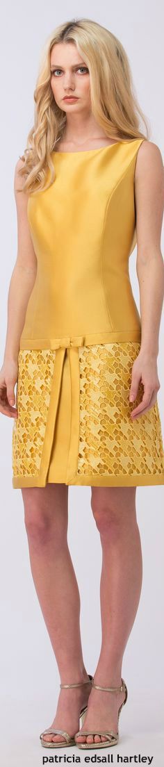 Amarillo                                                                                                                                                                                 Más Yellow Dress Outfit, Popular Dresses, Yellow Dress, Simple Dresses, Dress Patterns, I Dress, Pretty Dresses, Chic Outfits