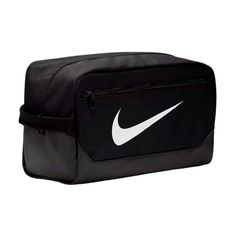 Brand New Nike Brasilia Training Shoe Bag Dm3982-010 - Black - Unisex - Nwt We Ship Fast! Simplify Storing And Transporting Your Athletic Sneakers With The Nike Brasilia Training Shoe Bag. This Bag Features A Zippered Main Compartment And A Convenient Bottom Handle, Making It Easy To Grab And Go. Highlights: * Classic Swoosh Logo * Zippered Pocket For Added Storage * Comfortable Bottom Handle * Durable Polyester Material *Color: Black *Style: Dm3982-010 Keep Your Athletic Footwear Organized And Nike Shoe Box Bag, Black Tote Bag With Logo, Functional White Bag With Logo, Functional White Bags With Logo, Functional Leather Bag With Logo, Daily Use Logo Pouch Bag, Sporty Bags With Logo For Daily Use, Sporty Logo Bags For Daily Use, Sporty Daily Use Bag With Logo