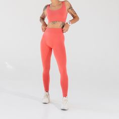 "Step into the world of workout leggings that not only embrace your physique but also elevate your performance. Our sportswear collection stands as a testament to your dedication, as each piece is carefully designed to accompany you on your journey of self-discovery. Envelop yourself in the elegance of seamless clothes that transcend mere fabric. Experience the harmonious marriage of fashion and function with our sport leggings, crafted to adapt to your every move while expressing your unique sense of style. Indulge in the embrace of women's leggings that amplify your confidence and presence. Each pair tells a story of determination and resilience, reflecting the spirit of the modern woman who dares to dream and achieve. Unveil your individuality with fashion leggings that embody your pers Breathable Slightly Stretchable Leggings For Light Exercise, Functional Seamless Workout Leggings, Seamless Elastane Activewear For Yoga, Compression Seamless Yoga Pants For Pilates, Seamless High Stretch Yoga Pants, High Stretch Sportswear Leggings For Yoga, Breathable Seamless Sportswear Leggings, Seamless Athleisure Leggings For Pilates, Sporty Seamless Leggings For Light Exercise