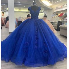 Top Rated Royal Blue Sweet 16 Quinceanera Dresses Sleeveless Sweetheart Girls Party Wear, Womens Dresses Blue Tulle Gown For Sweet 16, Blue Floor-length Quinceanera Dress, Blue Princess Quinceanera Dress For Prom Season, Royal Blue Royal Ball Gown For Quinceanera, Elegant Blue Ball Gown For Sweet 16, Blue Tulle Dress For Sweet 16, Royal Blue Ball Gown For Quinceanera During Prom Season, Fitted Blue Quinceanera Dress For Sweet 16, Blue Princess Ball Gown For Quinceanera