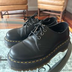 I’ve Only Worn These Once. There’s No Wear On The Bottom. Practically Brand New. I Don’t Remember Which Ones These Are Specifically But Definitely Platform Platform Shoes, Dr Martens Platform, Shoes Dr Martens, Platform Shoe, Dr Martens Black, Swag Shoes, Dr Martens Shoes, Martens Shoes, Dr. Martens