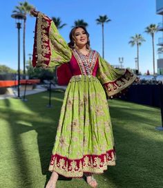 This is the traditional dress of Afghans, which is worn in sweet gatherings, weddings, and gatherings. It has one color, the size is your choice. The fabric is a new design, which is combined with chirma and velvet, and it is embroidered and stitched on the inside. And in the middle of it, embroidery and coins are sewn Afghan Velvet Dress, Afghan Traditional Dresses, Afghani Dresses, Afghan Dresses Modern, Afghan Dresses Traditional, Afghani Dress, Ladies Suits Indian, Afghan Wedding Dress, Turkish Dress