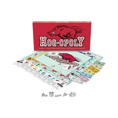 the hog - poopy board game is shown