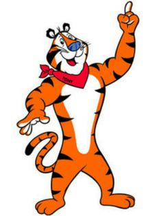 the tigger is holding up his hand and pointing at something in the air with both hands