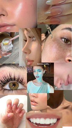 Vision Board Lashes, Appearance Vision Board, Beauty Goals Aesthetic, Beauty Manifestation Vision Board, Manifesting Glow Up, Beauty Goals Vision Board, Face Vision Board, Subliminal Vision Board, Beauty Manifestation