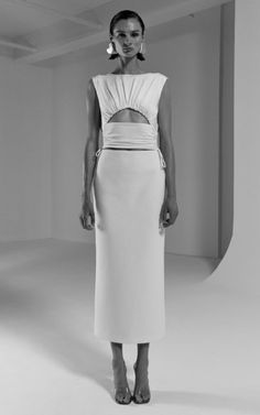 Cutout Midi Dress, Resort 2023, 2023 Collection, Jersey Top, Global Fashion, Fashion Details, Bridal Collection, Couture Fashion, Moda Operandi