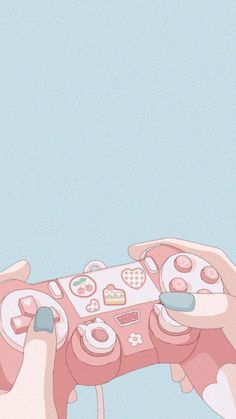 two hands are holding a video game controller