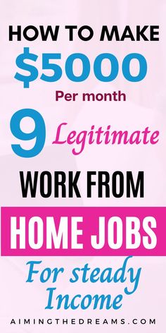 If you’re looking for work that brings steady income without leaving your house, these nine work-from-home jobs have been tested for their reliability. Perfect for those who want to build a remote career or simply add an extra stream of income, these jobs will allow you to thrive from your home office. Best Side Jobs, Job Test, Get Money Online, Make 100 A Day, Gig Economy, Night Jobs, Jobs From Home, Ways To Get Money, Legitimate Work From Home