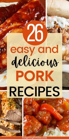 the top 20 easy and delicious pork recipes