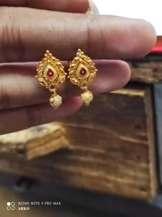 South gold Degine Gold Drop Earrings Indian, Gold Kammalu, Simple Earrings Gold Indian, Buttalu Gold, Topas Gold, Earrings Gold Indian, Latest Gold Earrings