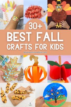 the best fall crafts for kids to make