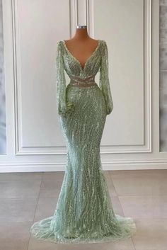 Long Sleeve Prom Dress Mermaid, Long Sleeve Mermaid Prom Dress, Mermaid Evening Dress, Long Sleeve Prom, Dress With Sequins, Long Sleeve Evening Dresses, فستان سهرة, Long Sleeve Sequin, Prom Dresses Online