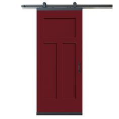 Molded interior doors provide a distinguishing look for your home at an affordable price. Molded doors resist shrinking, swelling, and cracking. These doors add the perfect touch to your new construction or remodeling project. RELIABILT 36-in x 80-in Barn Red Molded Composite Single Barn Door (Hardware Included) | LO1344995 Interior Doors, Barn Doors, Molded Doors, Single Barn Door, Storm Door, Red Barns, Barn Door Hardware, The Barn, Remodeling Projects