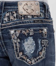 My second favorite brand!  Miss Me Easy Boot Stretch Jean - Women's Jeans | Buckle 34 Country Girls Outfits, Miss Mes, Buckle Clothing, Cowgirl Jeans, Buckle Outfits, Rhinestone Jeans, Bling Jeans, Buckle Jeans, Trendy Jeans