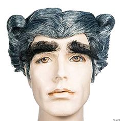 Center parted with side high curls give this wig that quirky mayor look. Eyebrows not included. The Grinch Costume, Mayor Of Whoville, Whoville Costumes, Christmas Wig, Grinch Costume, Black Eyebrows, Grinch Who Stole Christmas, Eccentric Style, Coupon Box