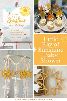 the little ray of sunshine baby shower is here