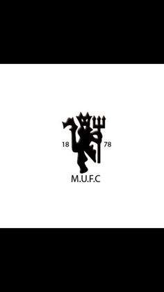 the logo for mufcc is shown on a black and white background in this image