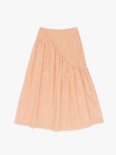 Maeve Midi Skirt - Orange Stripe – Lisa Says Gah Gameday Fits, Gauze Skirt, Cotton Midi Skirt, Lisa Says Gah, Orange Skirt, Drop Waist, Trinidad And Tobago, Cotton Poplin, Uganda