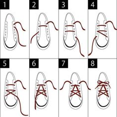 step by step instructions on how to tie shoes with laces for men and women