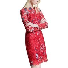 Reposhing This Item I Purchased From @Bonaespinoza123. Loved It, But Ready To Rotate For Something New. Questions? Leave A Comment Below! Long Sleeve Sheath Dress, Lace Long Sleeve, Elie Tahari, Long Sleeve Lace, Sheath Dress, Floral Lace, Something New, Red And Blue, Long Sleeve Dress