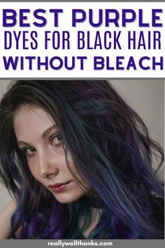 Looking for purple hair dye ideas without having to bleach your hair? These no bleach purple hair dye for dark hair ideas will show you how to get purple hair without the damage. Hair color ideas for brunettes don't all have to be boring! You can get statement hair color brunette without having to damage your hair. If you have realistic expectations, you can get perfect purple hair. (this post also features a fever dream from high school cheerleading.) Purple Hair Dye Ideas, Hair Dye For Dark Hair, Dye For Dark Hair, Dark Hair Ideas, Hair Color Brunette, Purple Hair Dye, Fox Hair Dye, Dark Hair Dye, High School Cheerleading