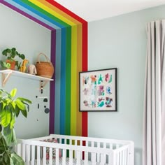 PRICES MAY VARY. Rectangle rainbow wall sticker decal size: 125.98" x 15.75". Recommend NOT to use it on textured walls. The rougher the surface is the more air will be trapped in, will result in poorer adhesion Material: made of PVC with adhesive in the back. It works on smooth, clean, dry and flat surfaces. Durable, water-resistant, easy to handle and clean Just peel and stick. Can be cut and DIY as needed. Perfect on the ceiling, wall, door frame decoration. Suitable for home, school, kids room, office, etc. A two person project: positioning these stickers with masking tape (NOT included) first, person one peels back the backing of the sticker towards the wall, person two holds the sticker to the wall and press it to the wall to ensure no bubbles and wrinkles. Please slow peels off the Playroom Door, Kids Room Rainbow, Door Frame Decoration, Boys Room Mural, Pastel Rainbow Wall, Rainbow Wall Mural, Boho Rainbow Wall, Girl Bed, Wallpaper Large