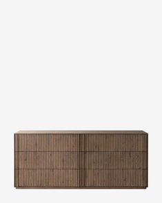 the sideboard is made out of wood