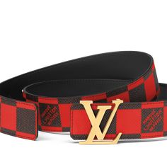 LOUIS VUITTON® - Lv Initiales 40mm Reversible Belt - Red Louis Vuitton Outfit Men, Lv Bracelet For Men, Louis Vuitton Men Bracelet, Belt Louis Vuitton, Lv Belt Men, Black Lv Belt, Louis Vuitton Pattern, Louis Vuitton Outfit, Louis Vuitton Crossbody