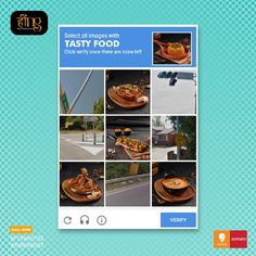 the food is displayed on the app for people to see it in their own browser