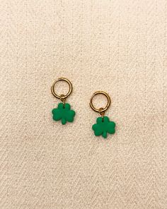 wee shamrock hoops Chunky Hoop Earrings, Tea Lovers Gift, Gift Tea, Chocolate Tea, Gifts For Bookworms, Hip Flask, Foodie Gifts, Coffee Lover Gifts, New Baby Gifts