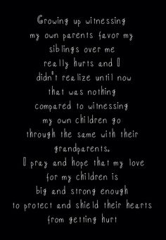 a poem written in white on a black background with the words growing up witnessing my own parents