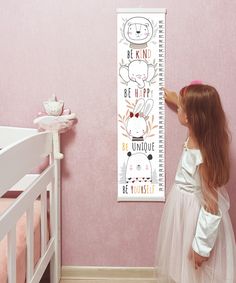 Exclusive height meter  A bright and original height meter with your children's favorite characters will enliven the interior and emphasize your individuality. The height meter is printed on rough canvas and looks simply gorgeous on the stretcher! An excellent gift for children and their parents! This growth chart is perfect for a nursery! The growth chart is made in the style of cute children's designs - such a print will please any child and parents! We created this height meter with parents in mind and how happy they will be to watch their child grow. They will definitely enjoy recording this exciting process, and a growth chart like this is the perfect support for that! Materials: Natural cotton fabric (UV, Eco, Latex, Pigment). Plastic stretcher. The image is applied with pigment (non Theme Pastel, Kids Growth Chart, Height Chart, Charts For Kids, Growth Chart, Animal Theme, Kids Design, Pastel Colors, Natural Cotton