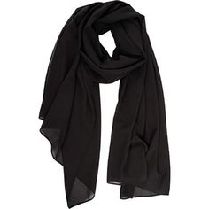 Women's Breathable Chiffon Scarves Black Hand Wash Only Oversized Shawl:70 Inches*27.5 Inches.Extra Long And Large Scarves In Current Markets. Super Soft,Cozy, Comfortable And Non Itch.A Great Accessory Transitions Well From Day To Night In Spring,Summer,Fall And Winter. Material: Chiffon, Soft And Lightweight, Bright-Colored And Fine Texture,Cozy Thin Fabric, Warm In Winter, Ventilated During Summer. Various Solid Colors Are Available:Those Fashion Sheer Scarfs Can Mix And Match For Any Type Of Shirt And Dress, Coral Scarf, Dark Blue Plaid, Jacket Blouse, Mod Print, Large Silk Scarf, Sheer Scarf, Fashion Scarves, Colorful Scarf