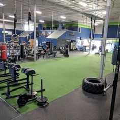 the gym is clean and ready for people to use