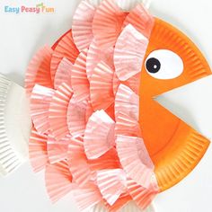 paper plate fish craft for kids to make