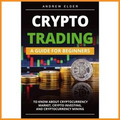 the book cover for crypt trading, with stacks of gold coins in front of it