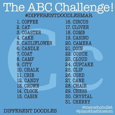 the abc challenge for children to learn how to read and understand their names in different languages