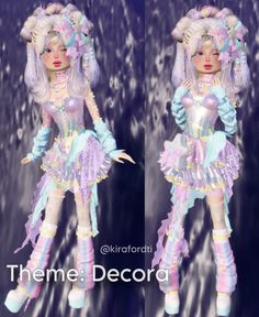 dti Dress To Impress Theme Decora Outfit, Harajuku Fashion Dti, Dti Ribbons Galore Outfits Ideas, Dti Theme Decora Outfit, Dress To Impress Harajuku Theme, Unicorn Dress To Impress, Dti Outfits Light Colors, Dti Outfits Pastel Goth, Harajuku Dress To Impress Outfit