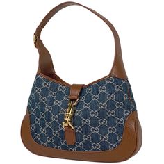 Gucci Jackie Denim Shoulder Bag Blue Width Approx. 28cm Height Approximately (Median) 18cm Depth Approx. 4cm Denim Shoulder Bag, Bags Gucci, Denim Shoulder Bags, Gucci Handbags, Gucci Bags, Blue Bags, Gucci Bag, Color Blue, Bag Lady