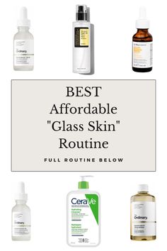 Glass Skin Routine, Skincare Routines, Glow Skin, Affordable Skin Care, Best Skincare Products, Skin Routine, Skin Care Solutions, Workout Humor