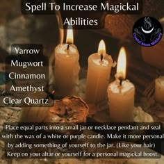 Wednesday Magick Spells, Spiritual Candles Magic Spells, Spell To Increase Magical Power, Wednesday Magick, Spell Candle Wax Reading, Monday Candle Magick, Spell To Increase Psychic Ability, Candle Magick Spells, Confidence Spell Candle